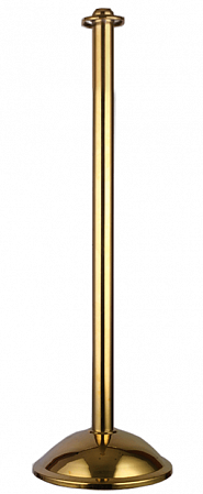 Канатная стойка ограждения UniRope-230 золотистая с плоской верхушкой
