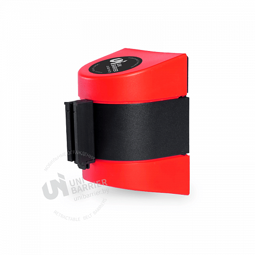 Настенный блок UniWall-150 пластиковый красный с бело-красной лентой 5 метров