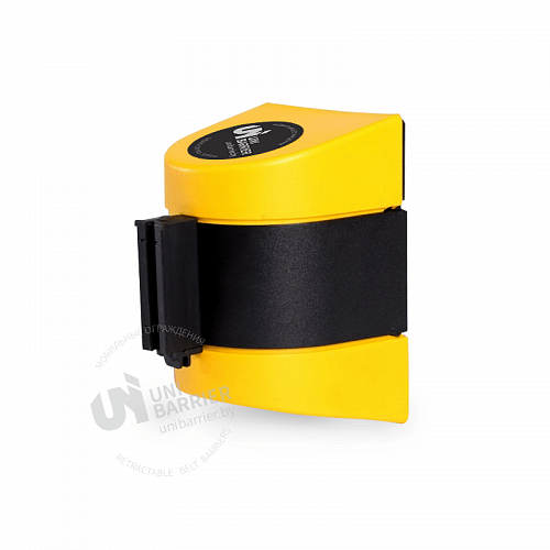 Настенный блок UniWall-150 пластиковый желтый с черно-желтой лентой 10 метров