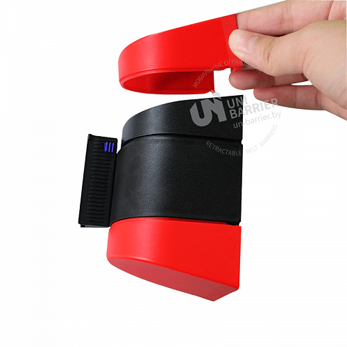 Настенный блок UniWall-150 пластиковый красный с красной лентой 10 метров