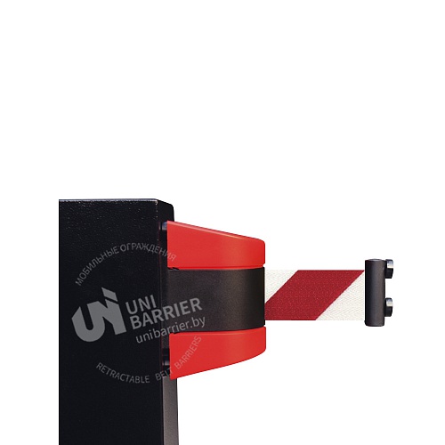 Настенный блок UniWall-250 магнитный пластиковый красный с красно-белой лентой 10 метров